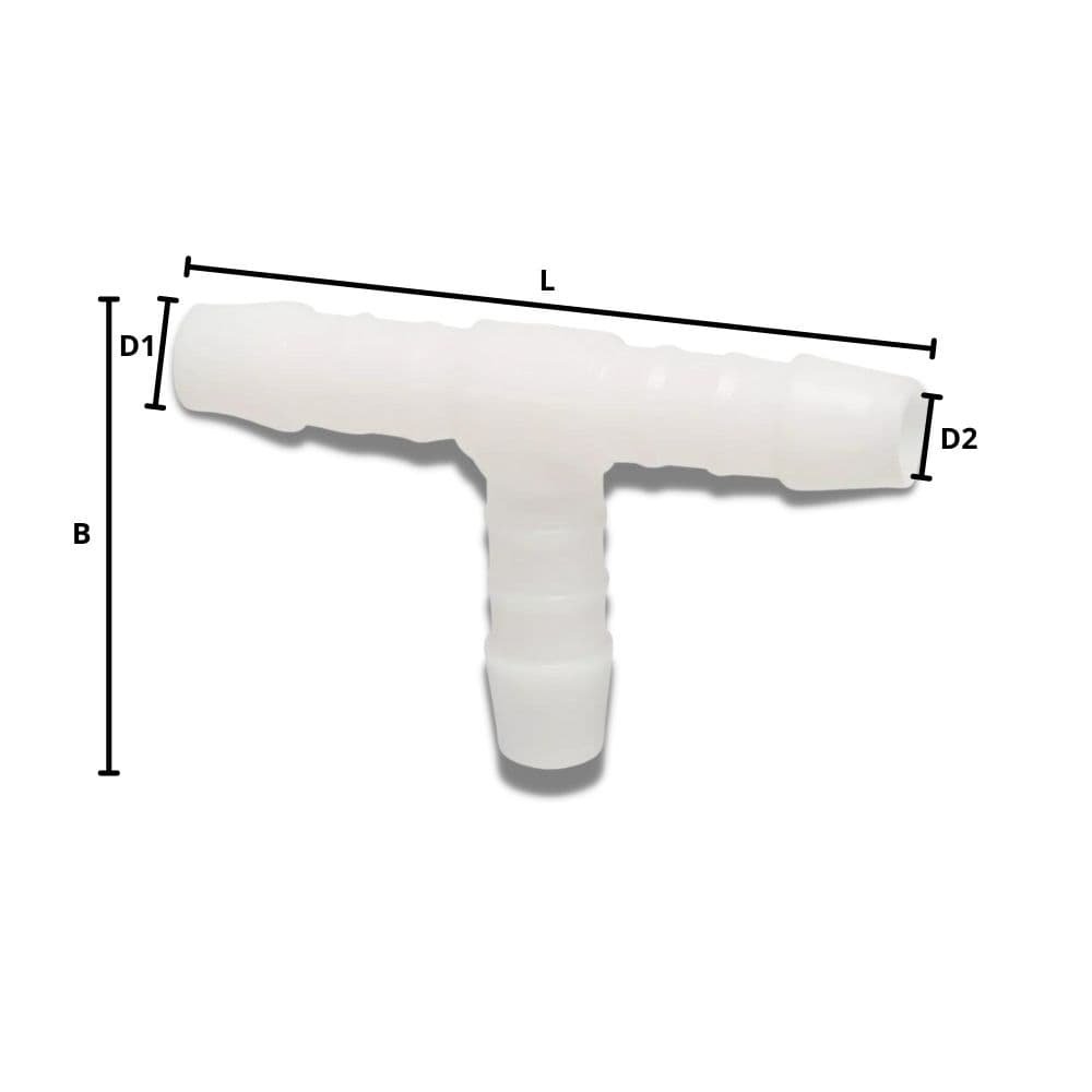 Schlauchverbinder Kunststoff T-Stück 6 mm