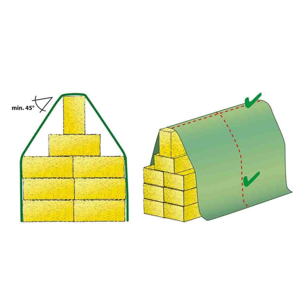 Strohvlies Schutzvliese 140g/m² 10,4m x 25m (260m²)