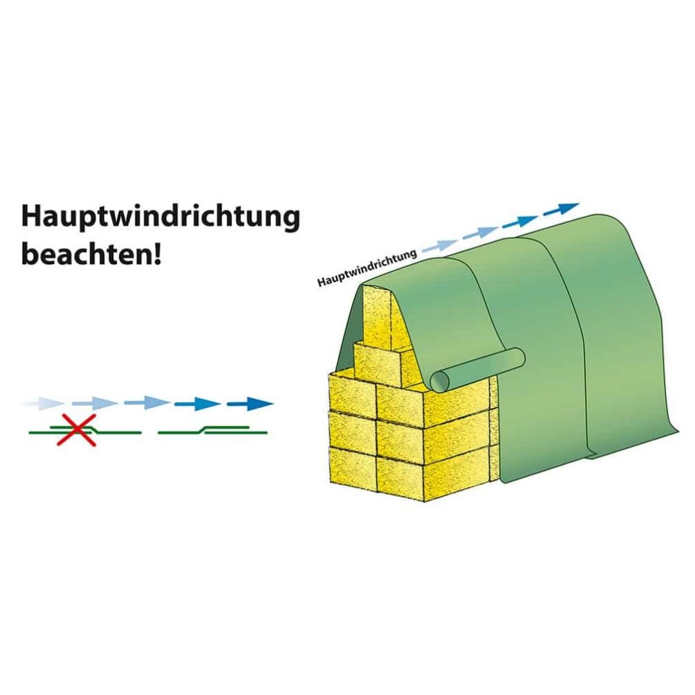 Strohvlies, Heuvlies 140g/m² - Schutzvlies für Stroh & Heuballen