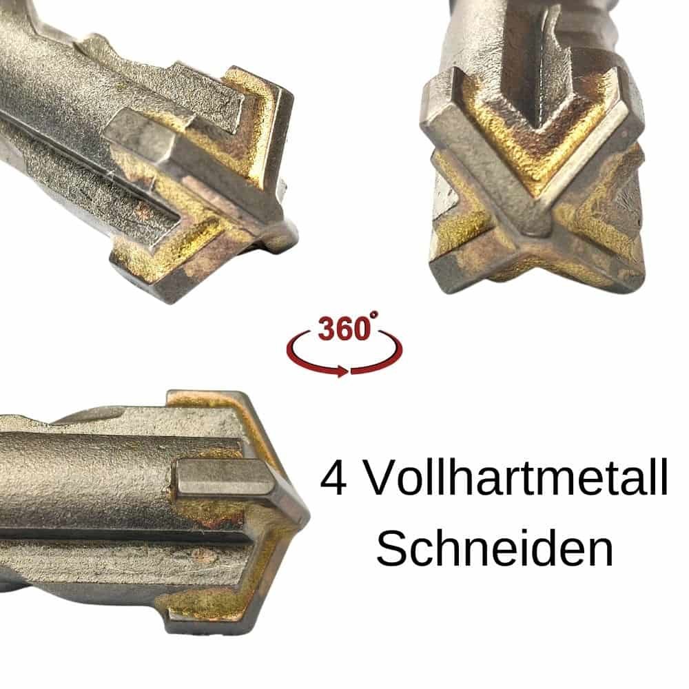 Hammerbohrer für SDS-PLUS und SDS-MAX 4-Schneider