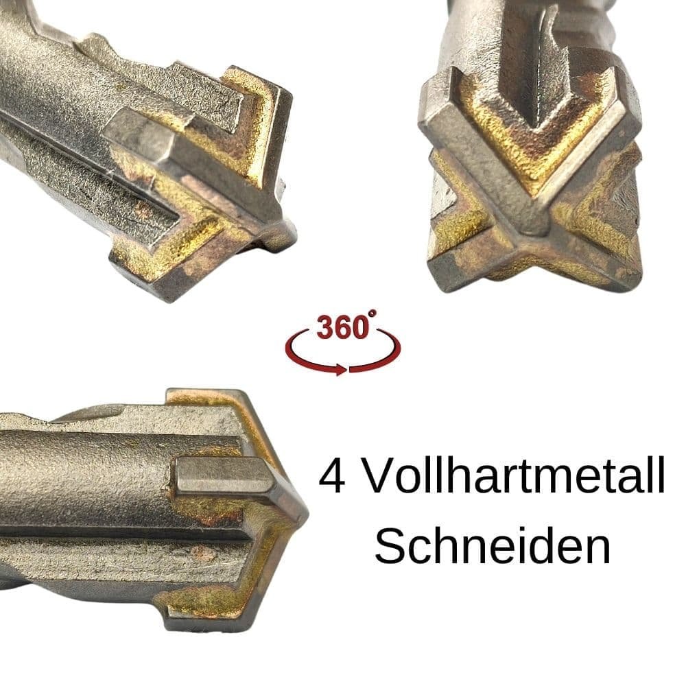 Hammerbohrer für SDS-PLUS 4-Schneider Ø 12,0mm x 600mm Länge