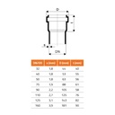 HTsafeEM Rohr DN/OD 32 x 1000 mm-2