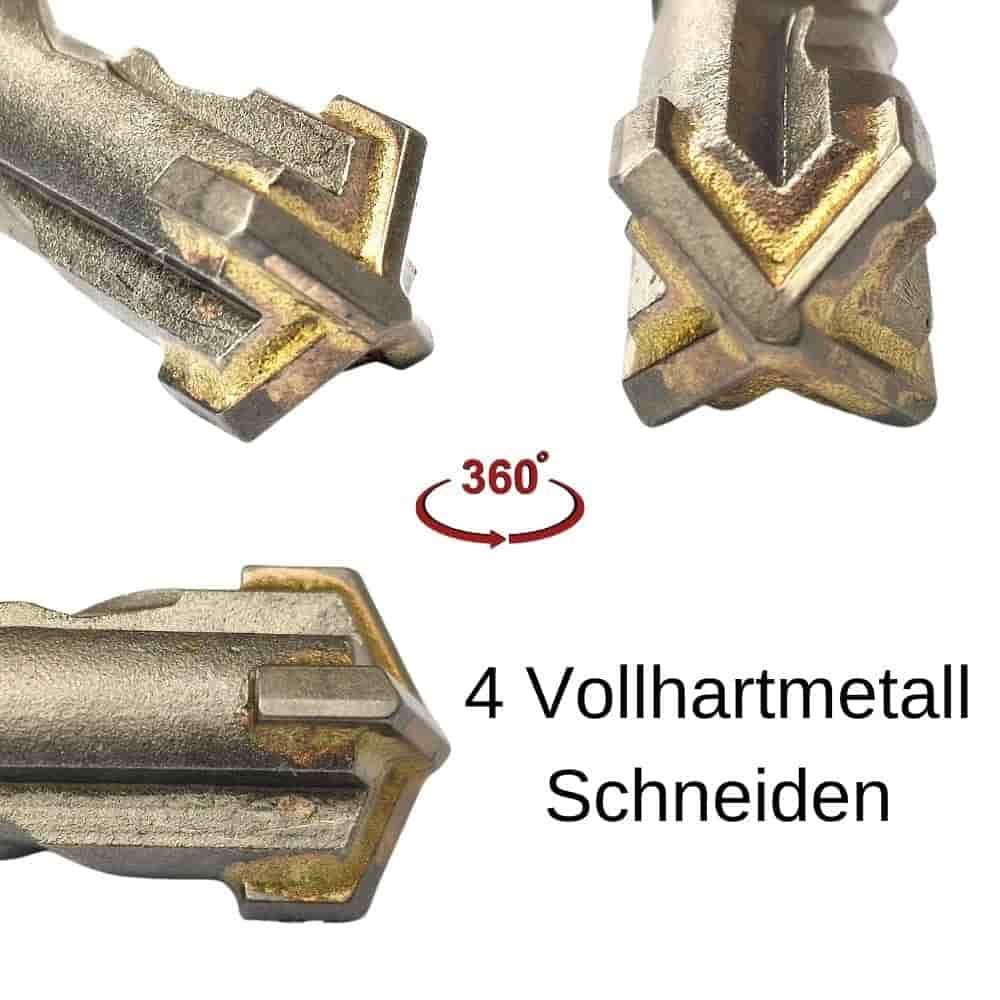 Hammerbohrer für SDS-PLUS 4-Schneider Ø 6,5mm x 210mm Länge-1