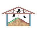 Strohvlies Schutzvliese 140g/m² 9,8m x 12,5m (122,5m²)-4