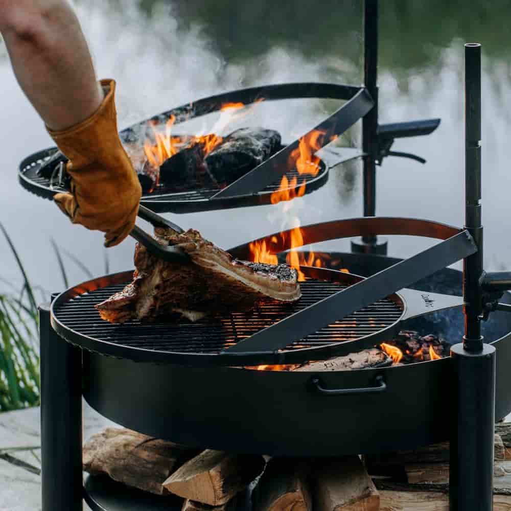 Rost 60 cm aus Naturstahl für Feuerschalen "MONTANA X" und "BANDITO"-3