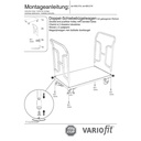 Doppel-Schiebebügelwagen 250 kg Typ M + EasySTOP-0