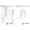 Paket-Dreiwandwagen hoch mit 5 Böden 500 kg Traglast Typ M + EasySTOP-0