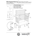 Drahtgitter Vierwandwagen 500 kg Typ L + EasySTOP-0