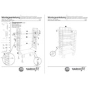 Paket-Dreiwandwagen hoch mit 4 Böden 500 kg Typ XL + EasySTOP-0