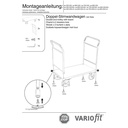 Doppel-Stirnwandwagen 500 kg Typ M + EasySTOP-0