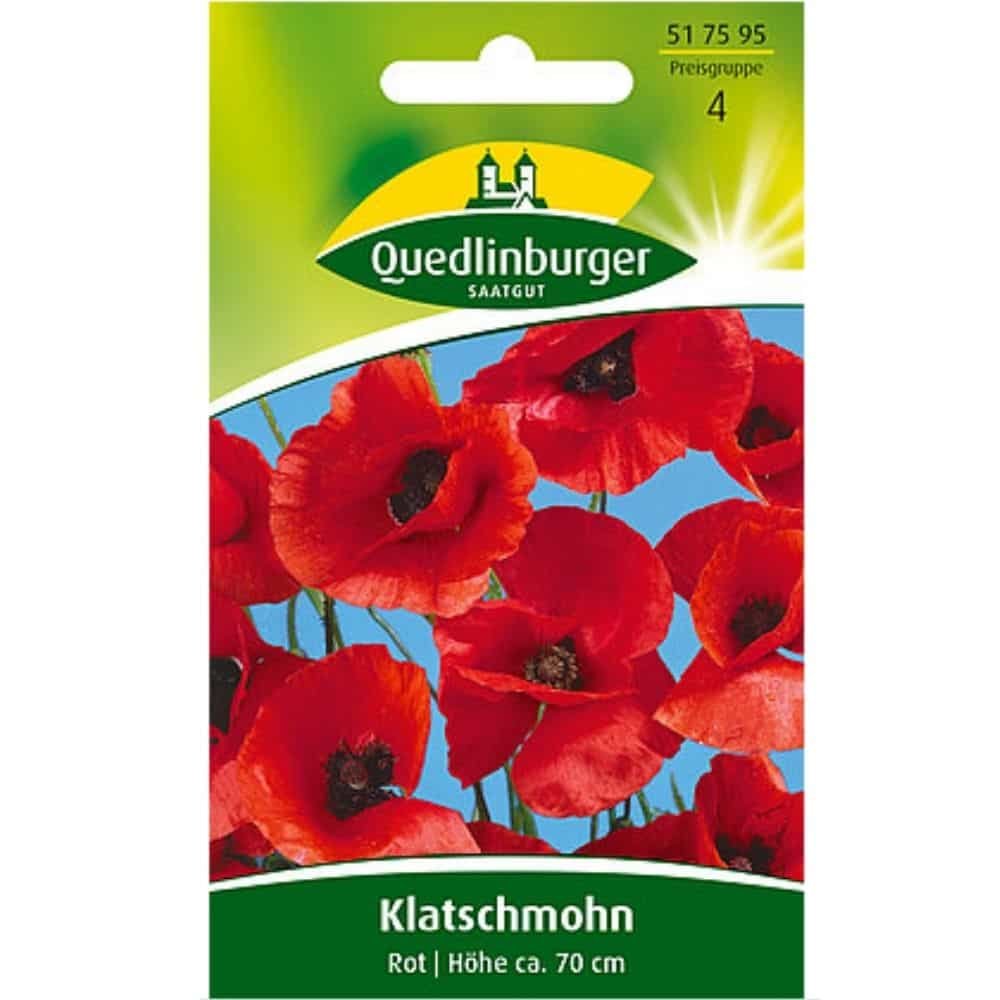 Klatschmohn, Rot