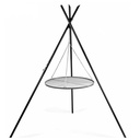 Schwenkgrill „TIPI“ 210 cm + Grillrost 80 cm aus Edelstahl