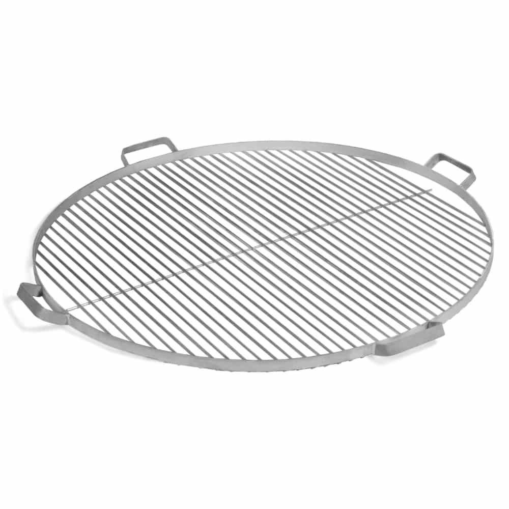 Grillrost aus Edelstahl für Feuerschale 70 cm mit 4 Griffen