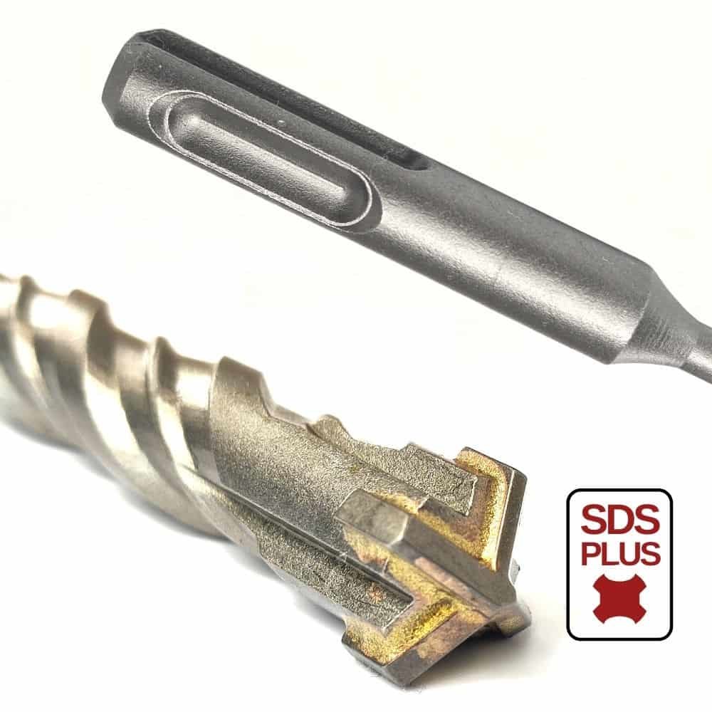 Hammerbohrer für SDS-PLUS 4-Schneider Ø 10,0mm x 450mm Länge