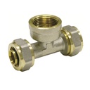 Schraubfitting T-Stück 16 x 2 - 1/2" IG - 16 x 2