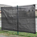 schwarzes Bauzaunnetz 1,80m x 3,45m