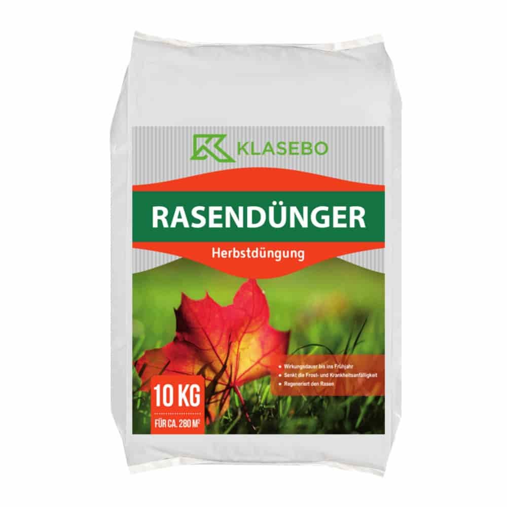 10kg Rasendünger Herbstdüngung KLASEBO 6+5+12 NPK