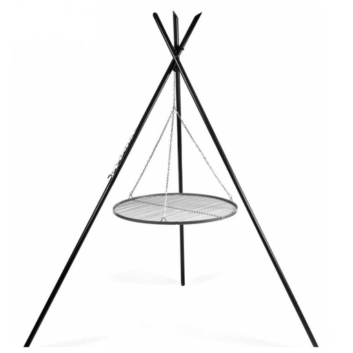 [BONI-C111444] Schwenkgrill „TIPI“ 210 cm + Grillrost 70 cm aus Edelstahl