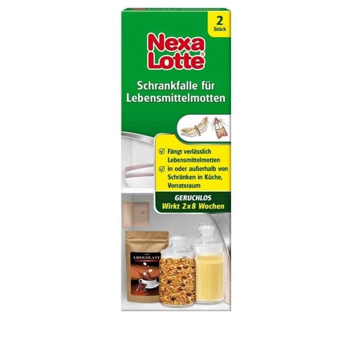 [BONI-3657] NEXA LOTTE® Schrankfalle für Lebensmittelmotten 2 Stk.