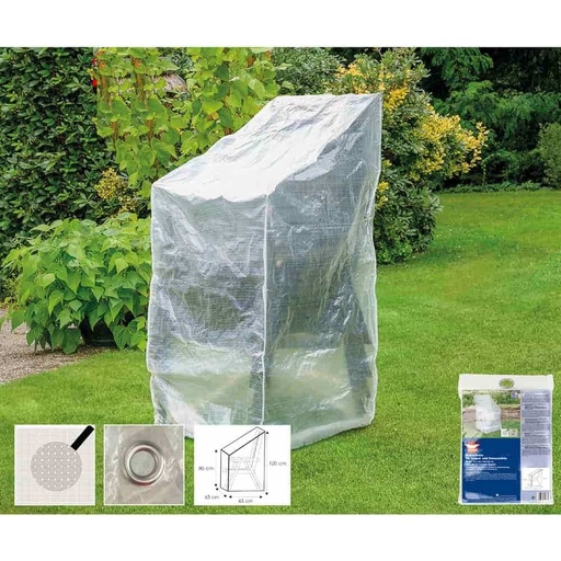 [BONI-79277KK] Schutzhülle transparent verstellbarer Stuhl,ca.65x65x120/80