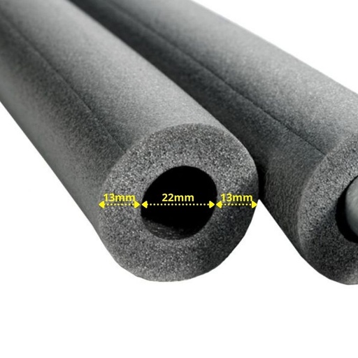 [BONI-3001055] CLIMAFLEX® 2m Isolierschlauch Ø 22 mm x 13 mm Dämmung 50% GEG