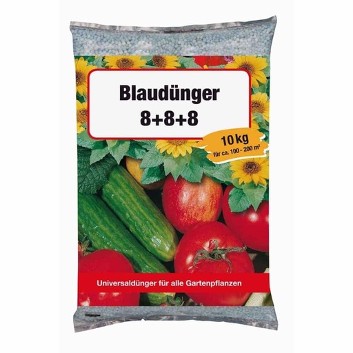 [BONI-32121] Blaudünger 8+8+8 NPK 10 kg Dünger f.ca. 100-200m²