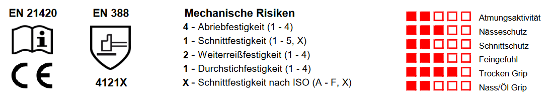 Arbeitshandschuhe Erfurt, Gr. 8-2